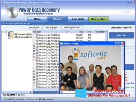 Screenshot Power Data Recovery Windows 8.1