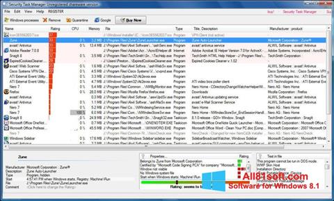 Screenshot Security Task Manager Windows 8.1