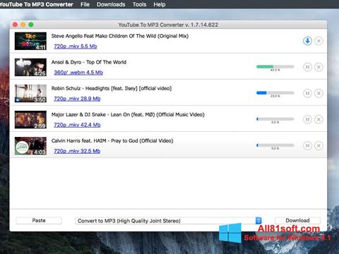 Screenshot Free YouTube to MP3 Converter Windows 8.1