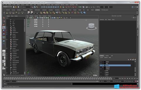 Screenshot Autodesk Maya Windows 8.1