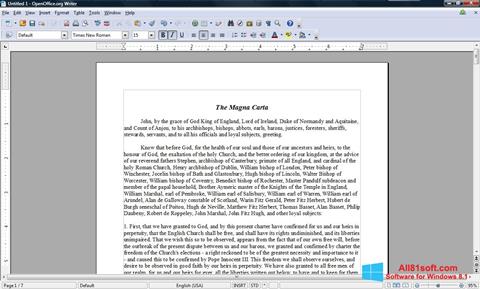 Screenshot OpenOffice Windows 8.1