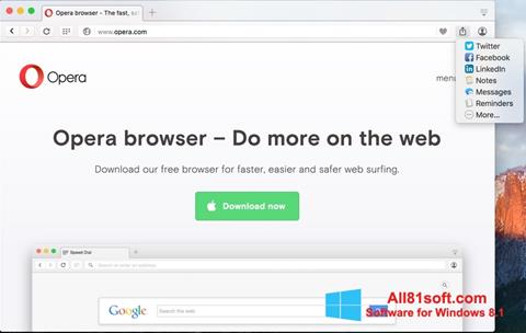 Screenshot Opera Turbo Windows 8.1
