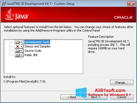 Screenshot Java Development Kit Windows 8.1